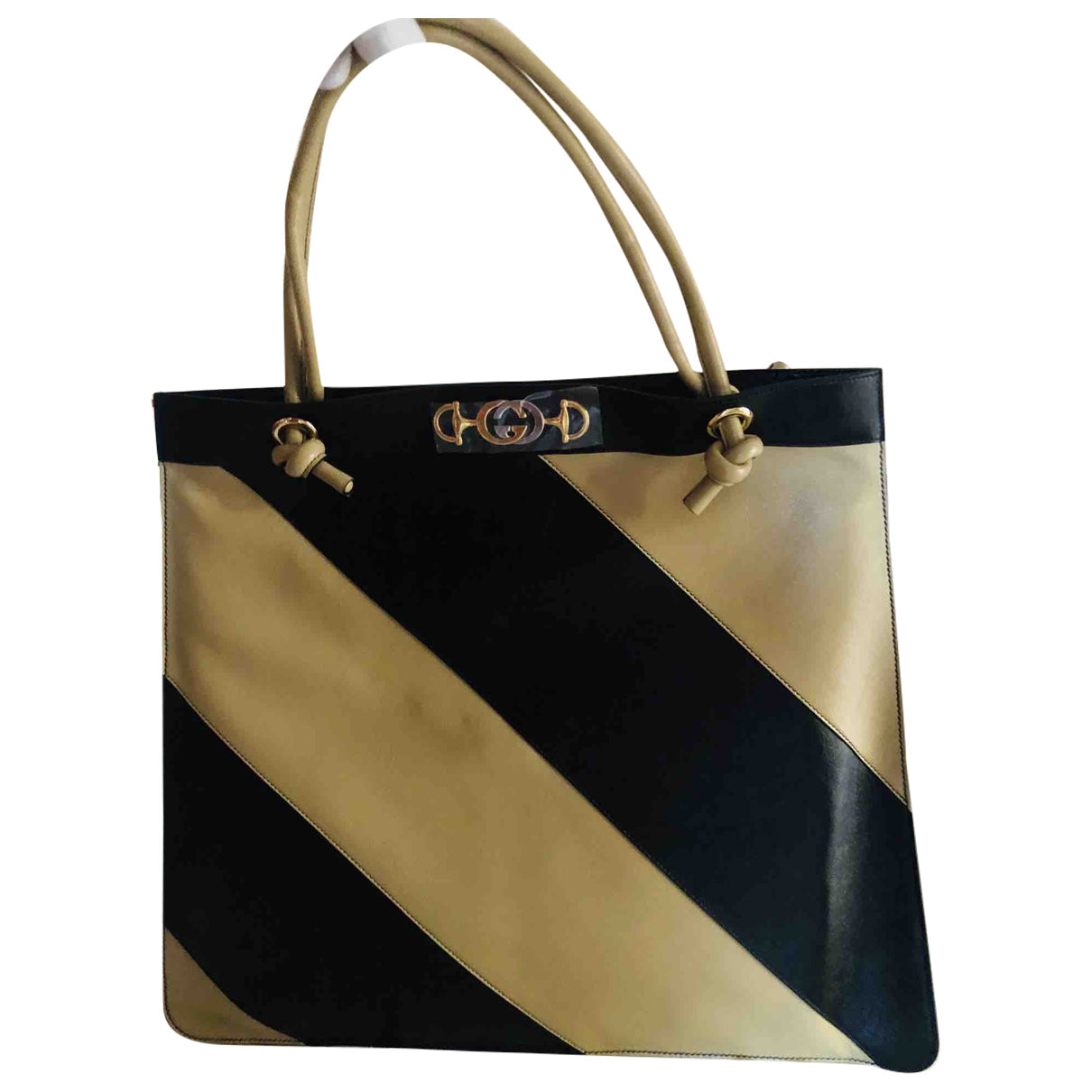 Gucci zumi beige leather handbag