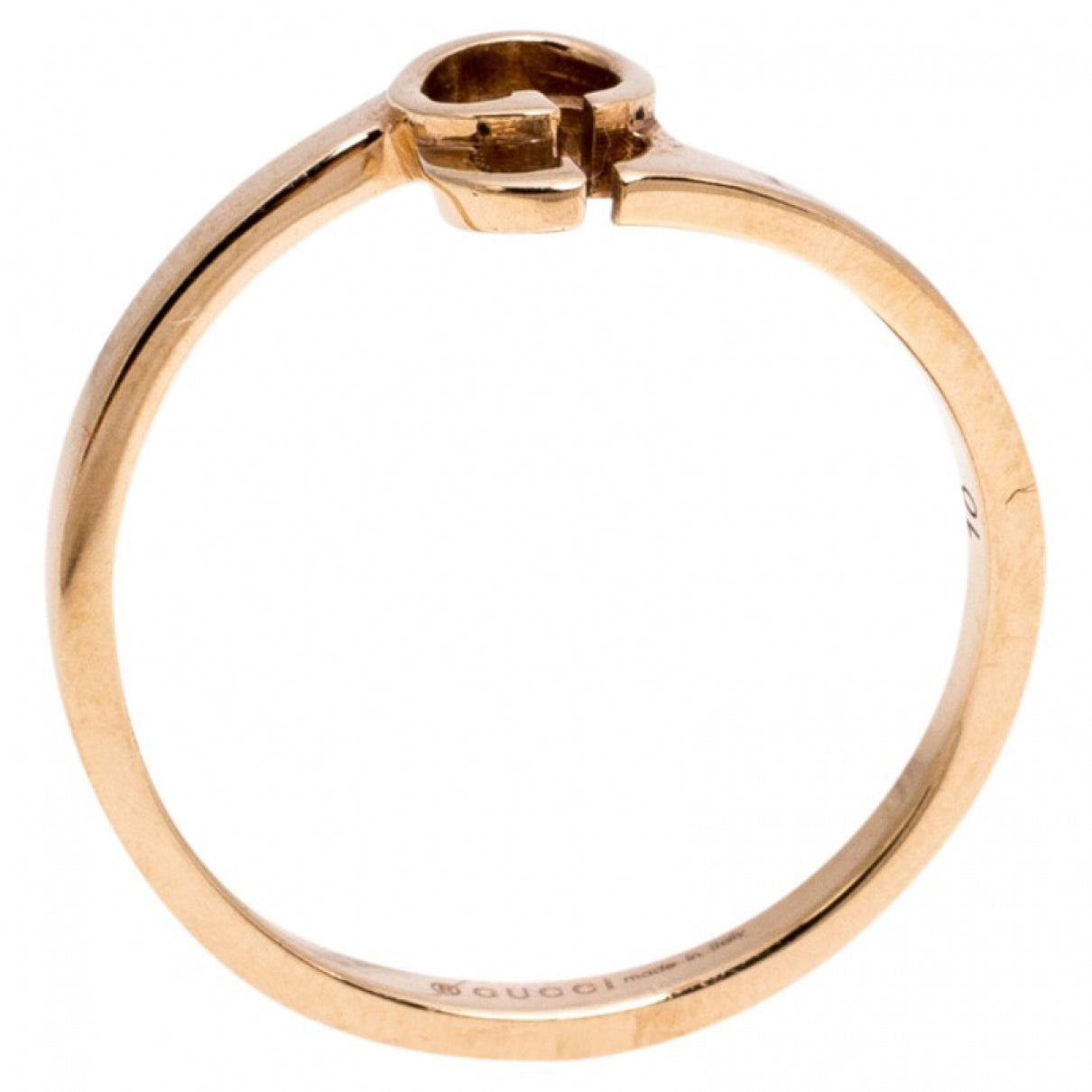 Gucci gold pink gold rings