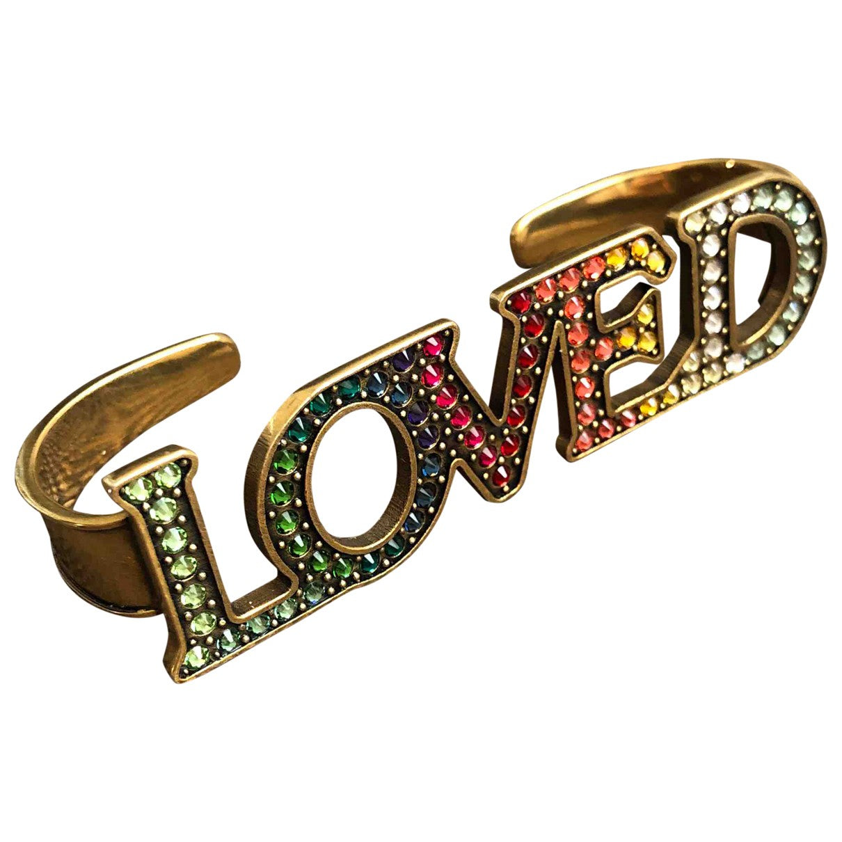 Gucci multicolour metal bracelets