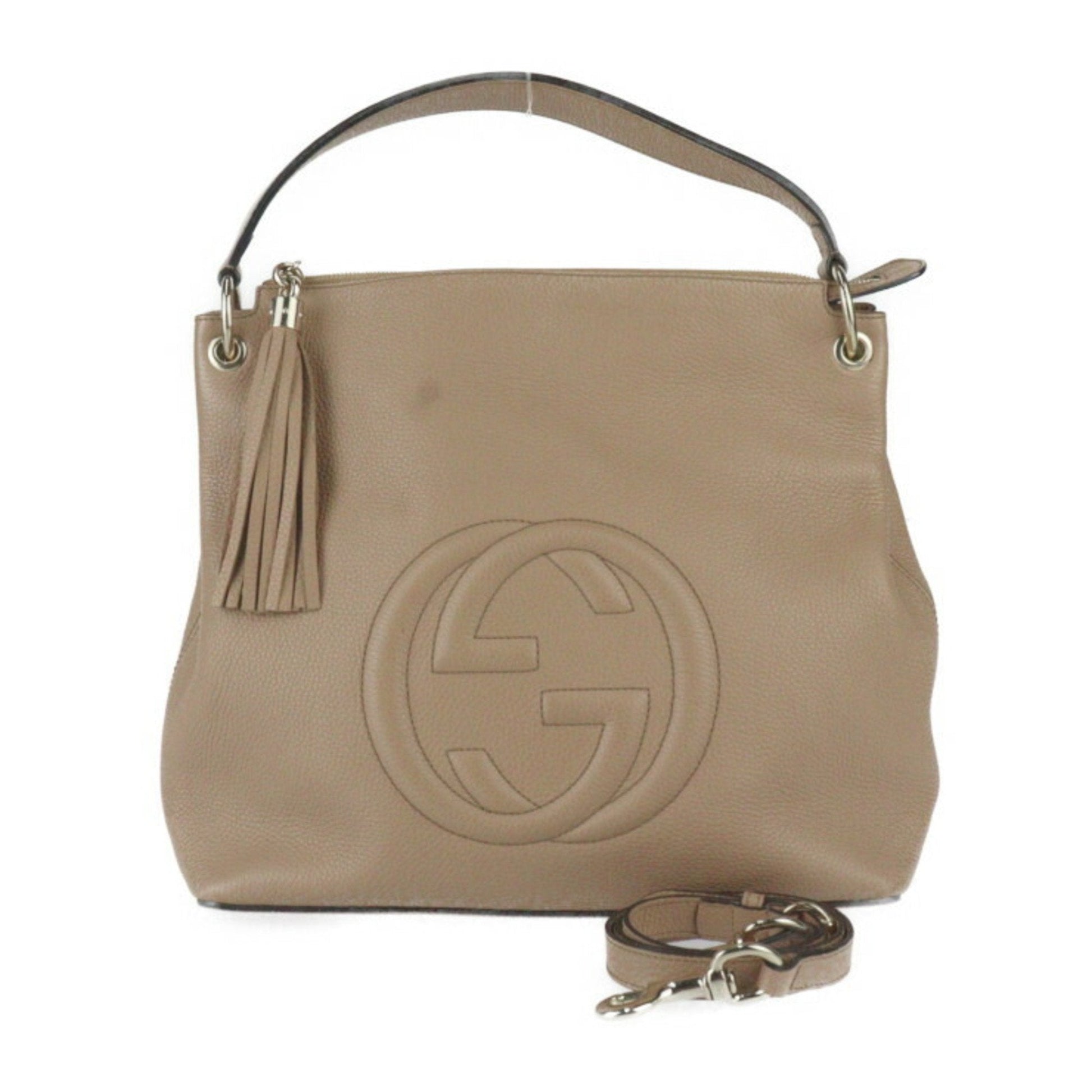 Gucci Soho Mauve Leather Tote Bag