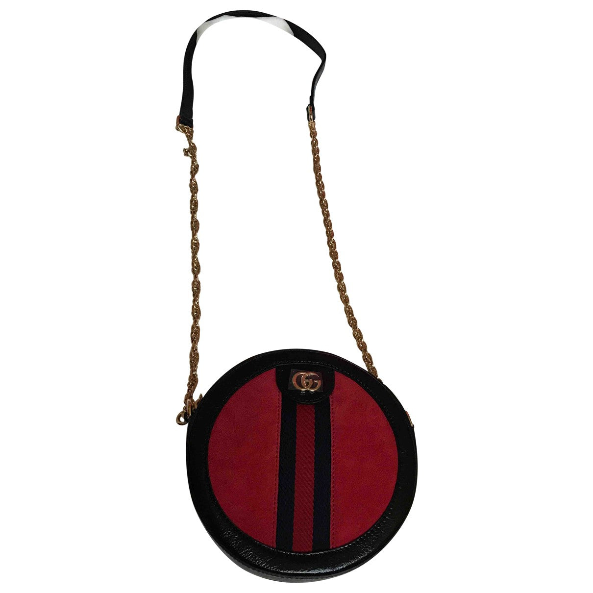 Gucci ophidia red suede handbag