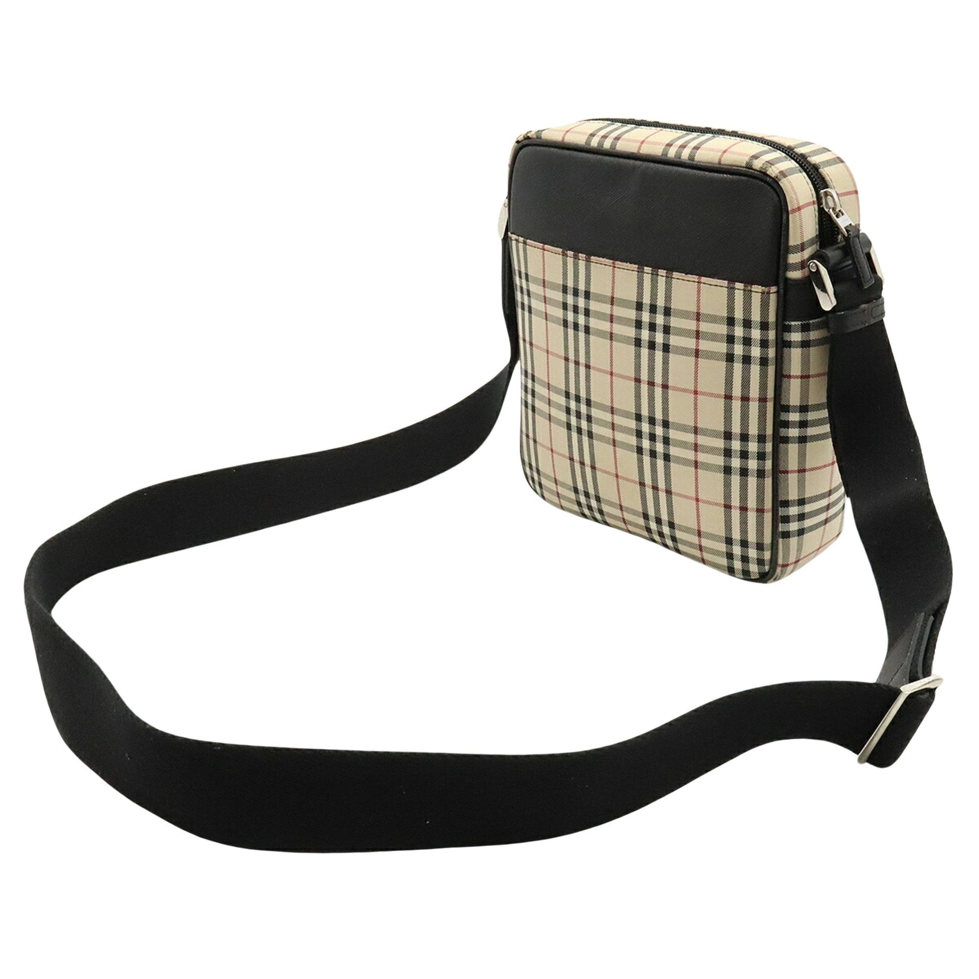 Burberry Luxury Nova Check Shoulder Bag Shoulder Bag 228