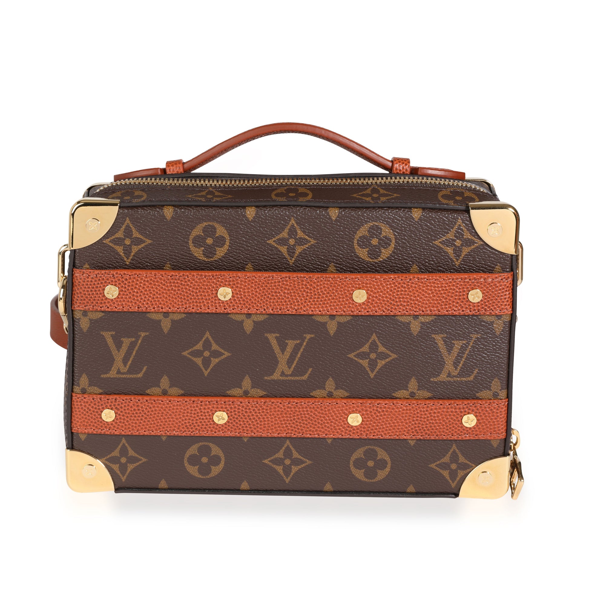 Louis Vuitton Limited Editionx NBA Handle Trunk Monogram Canvas Handbag