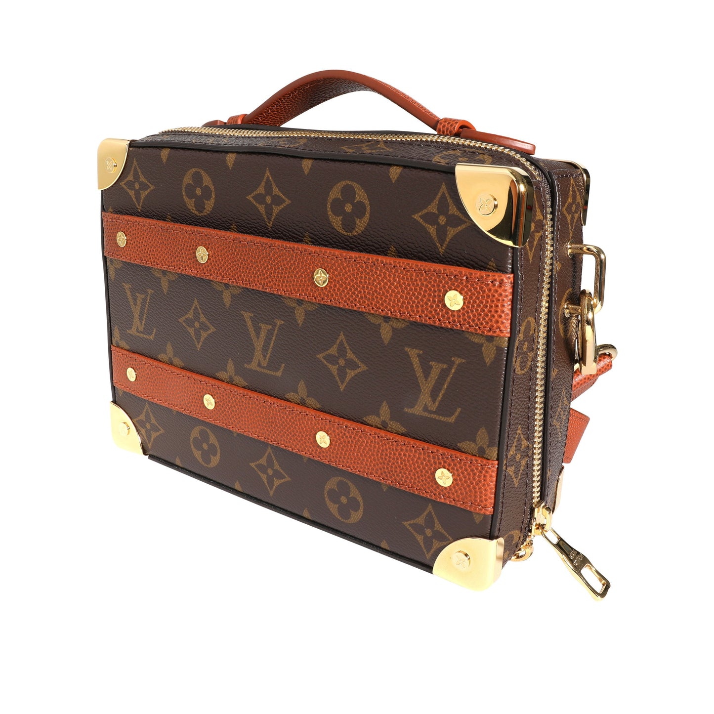 Louis Vuitton Limited Editionx NBA Handle Trunk Monogram Canvas Handbag