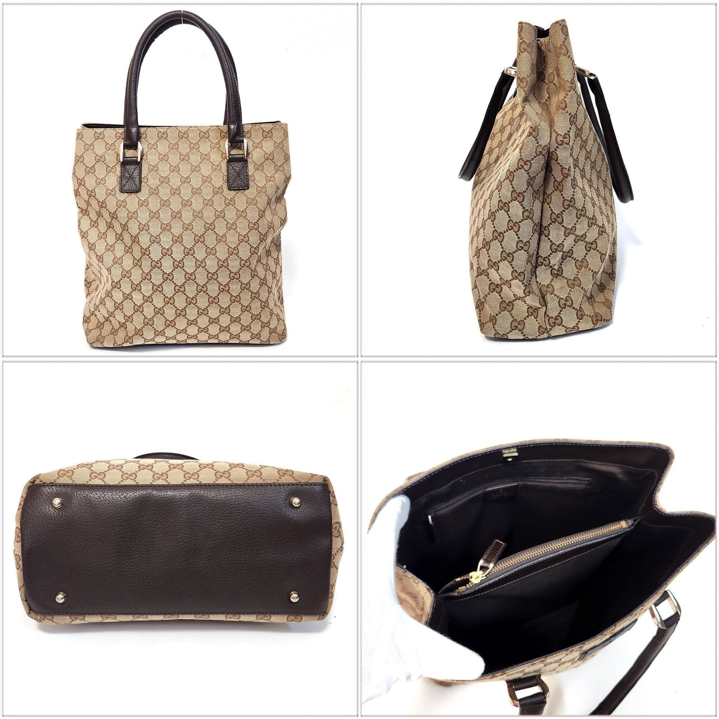 Gucci Tote Bag Canvas Canvas 1208
