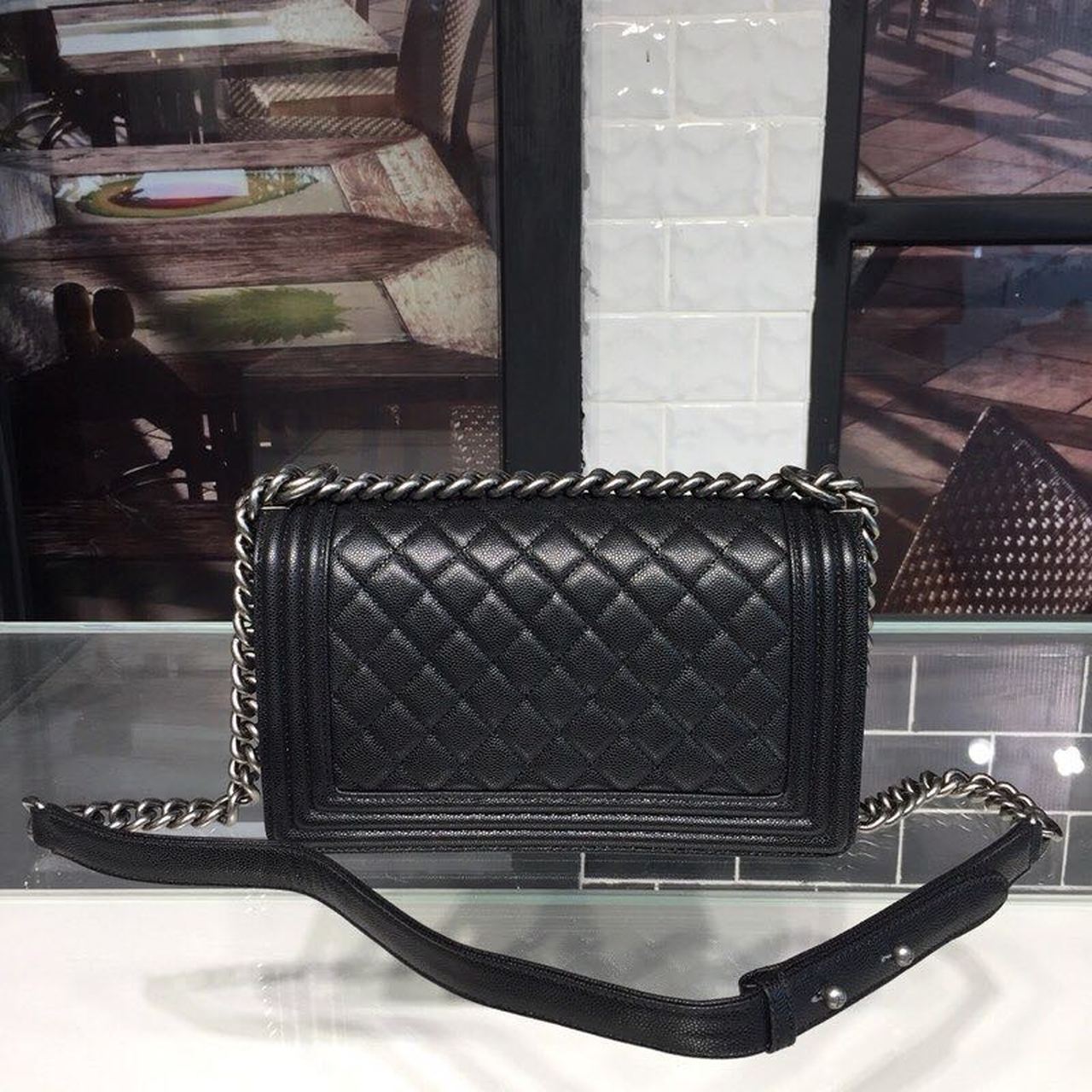 CHL Boy Hardware , ’s Black Silver Crossbody Bag 3