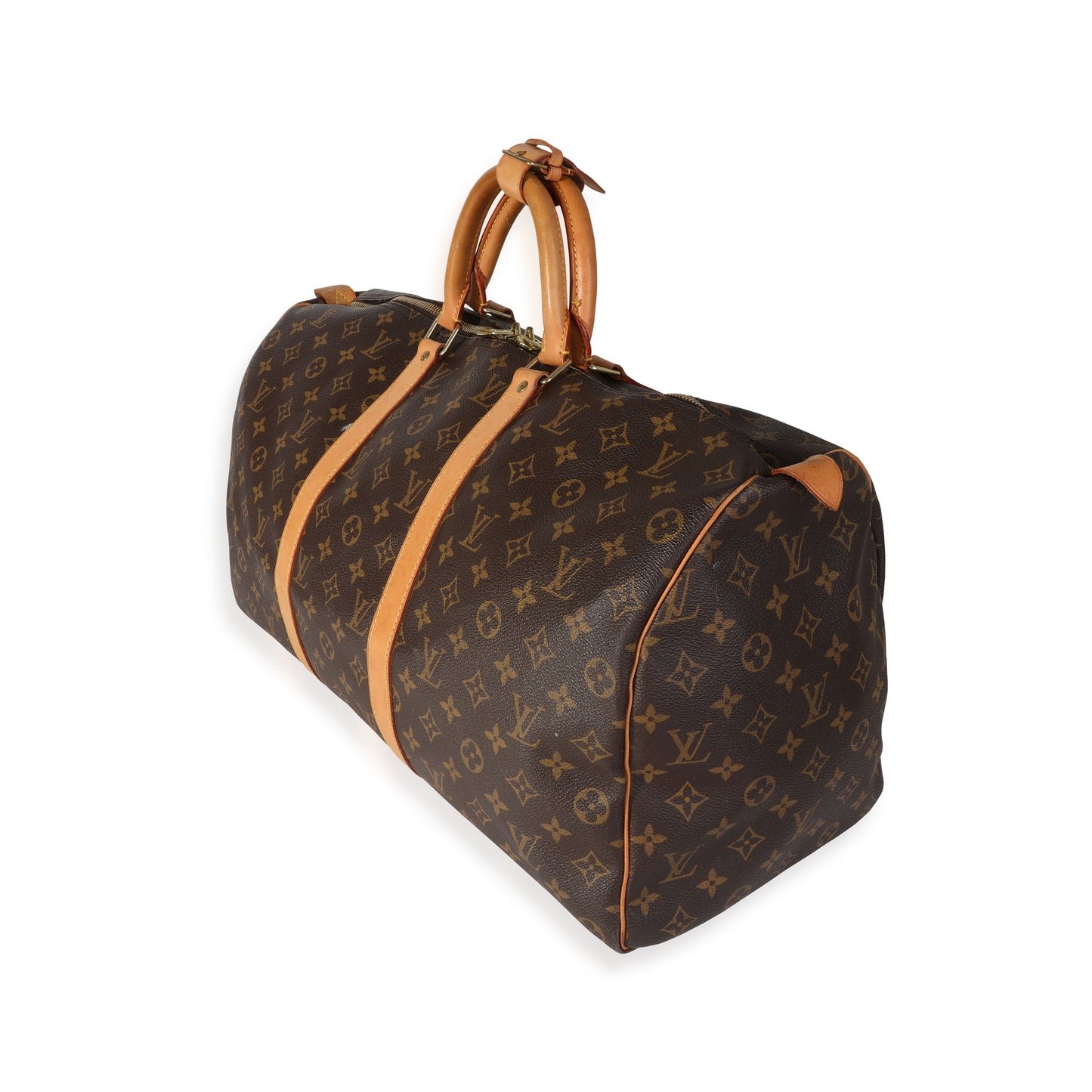 Louis Vuitton Keepall 50 Monogram Canvas Handbag 4