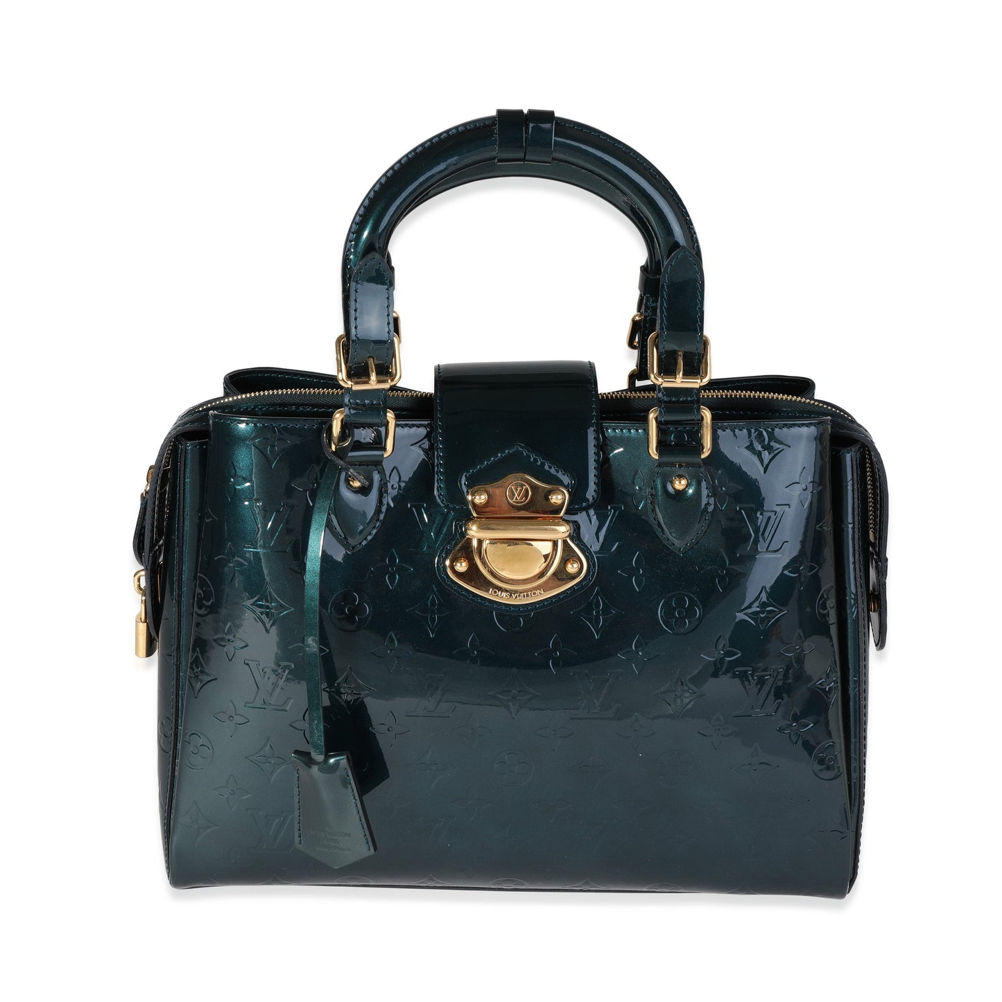 Louis Vuitton Bleu Nuit Vernis Melrose Avenue Monogram Handbag