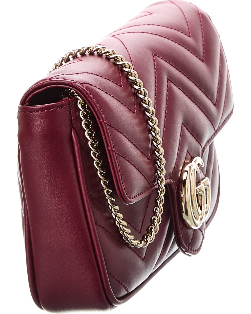 Gucci Gg Marmont Mini Leather Shoulder Bag, Os