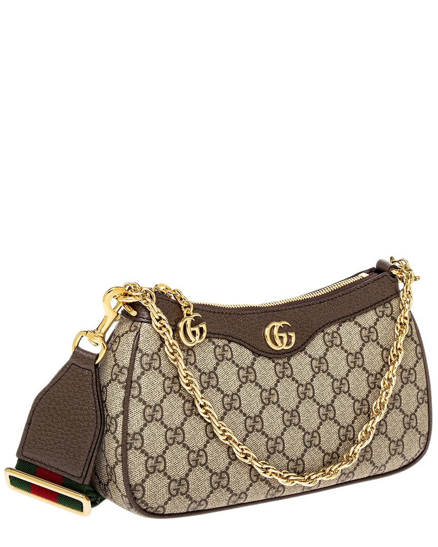 Gucci Ophidia Gg Small Canvas & Leather Shoulder Bag