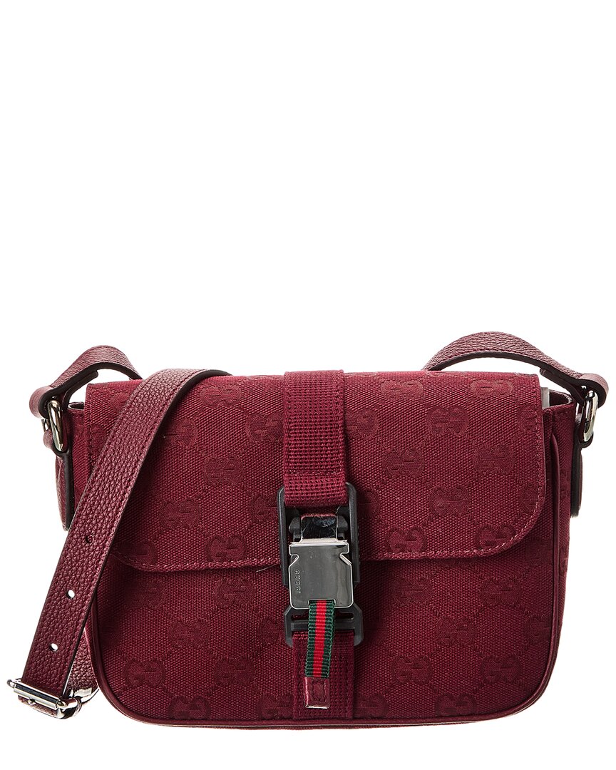 Gucci Mini Gg Canvas & Leather Shoulder Bag