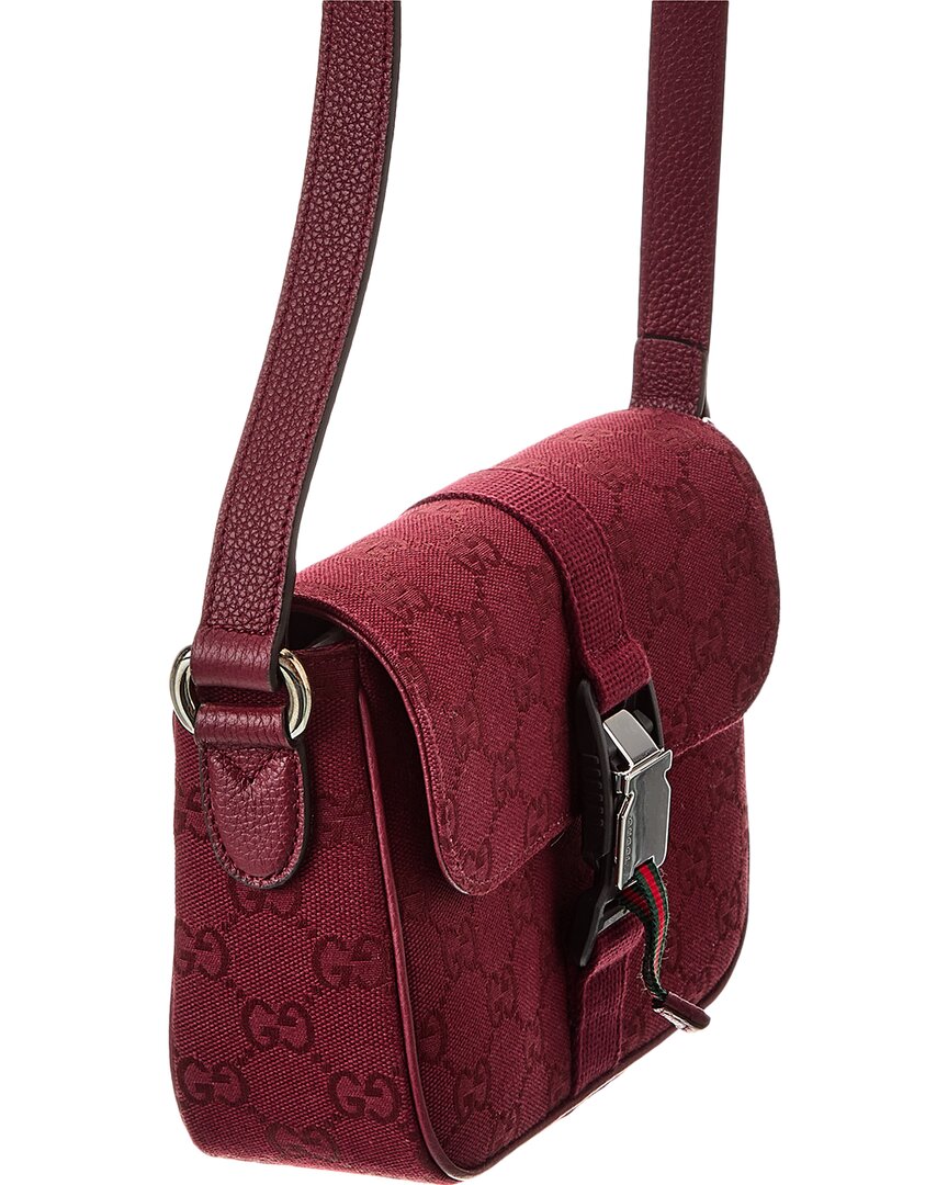 Gucci Mini Gg Canvas & Leather Shoulder Bag