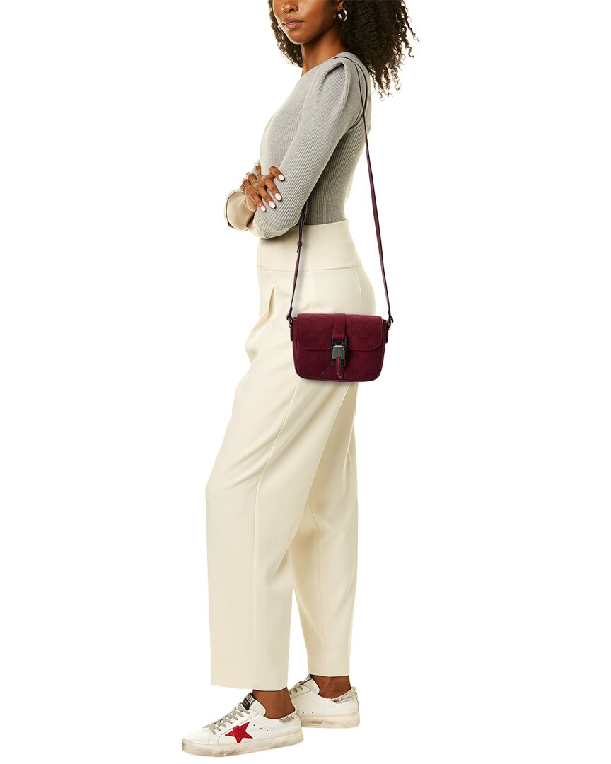 Gucci Mini Gg Canvas & Leather Shoulder Bag