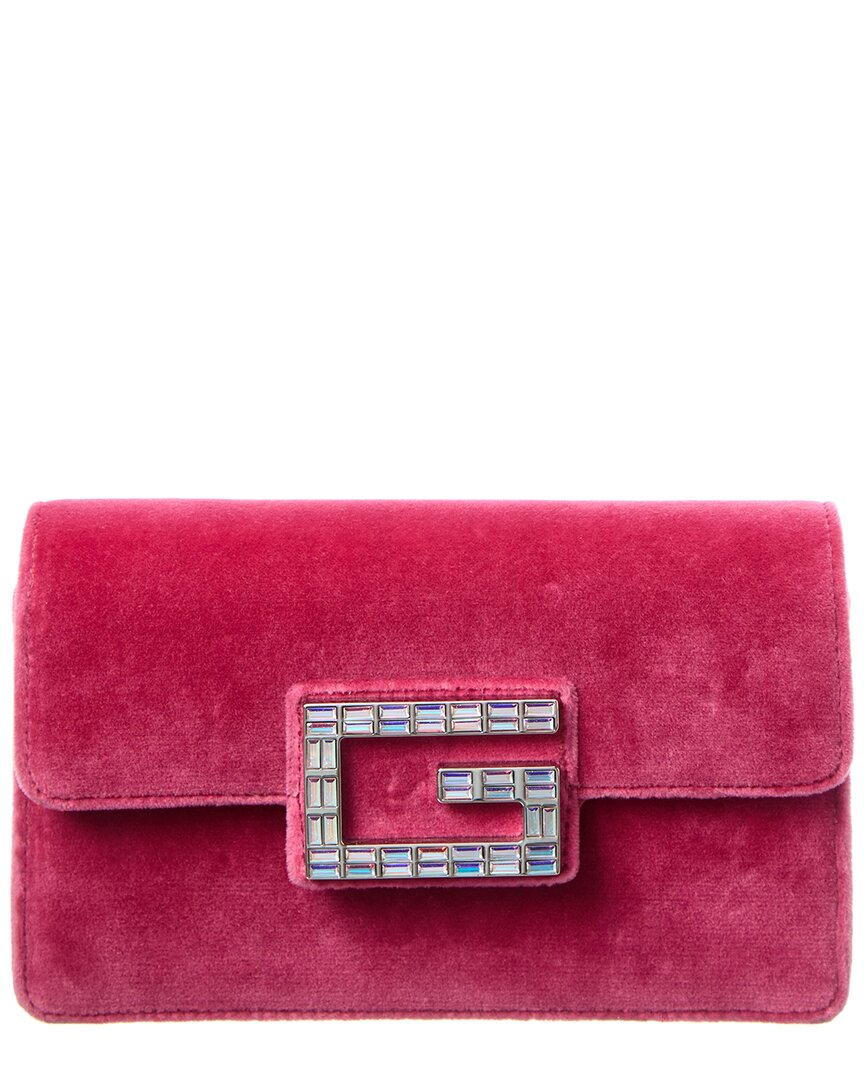 Gucci Square G Velvet Shoulder Bag