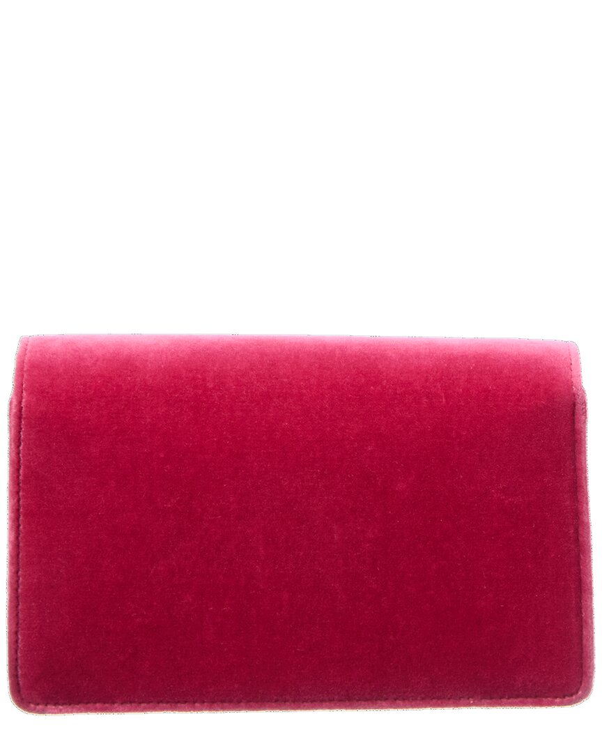 Gucci Square G Velvet Shoulder Bag