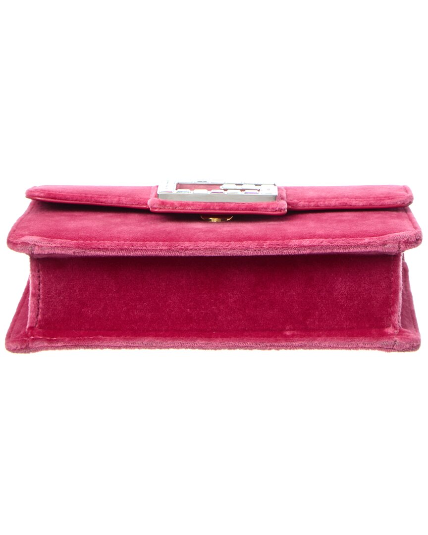 Gucci Square G Velvet Shoulder Bag