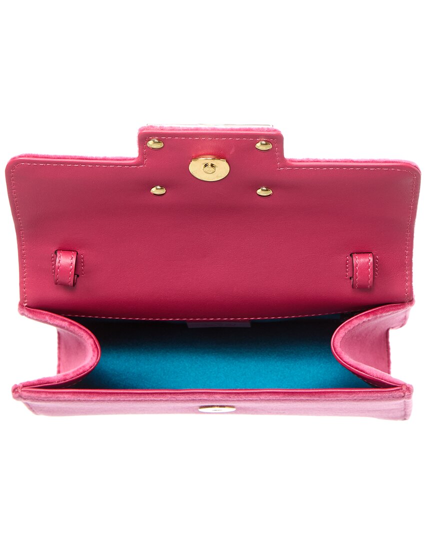 Gucci Square G Velvet Shoulder Bag