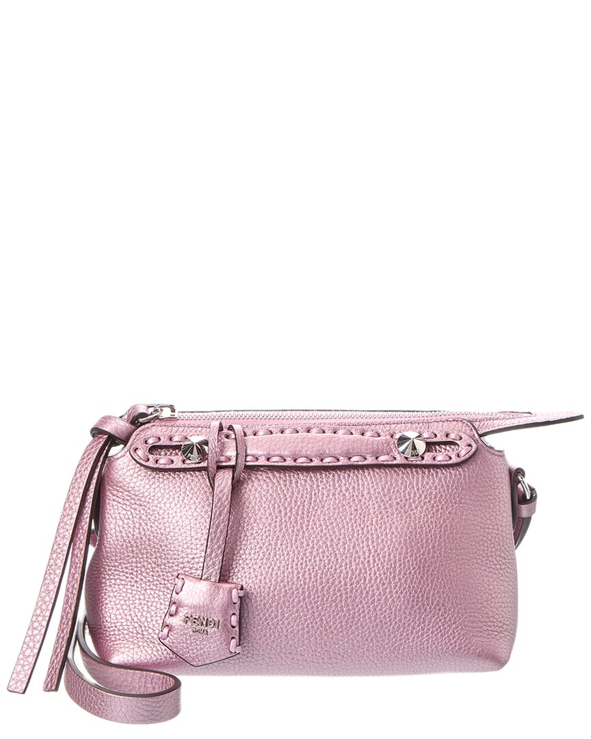 Fendi Handbag By The Way Selleria Satchel 3 Leather Pink Mini Satchel Bag