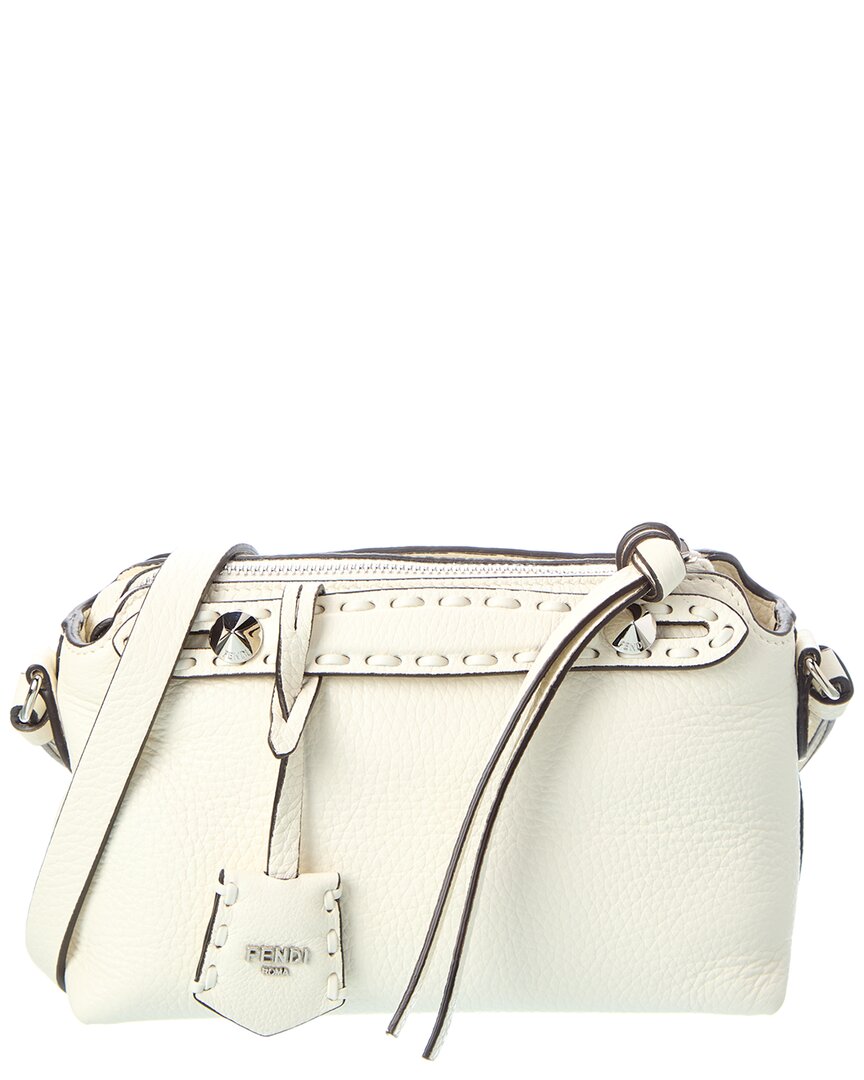 Fendi Handbag By The Way Selleria Satchel 9 Leather White Mini Satchel Bag