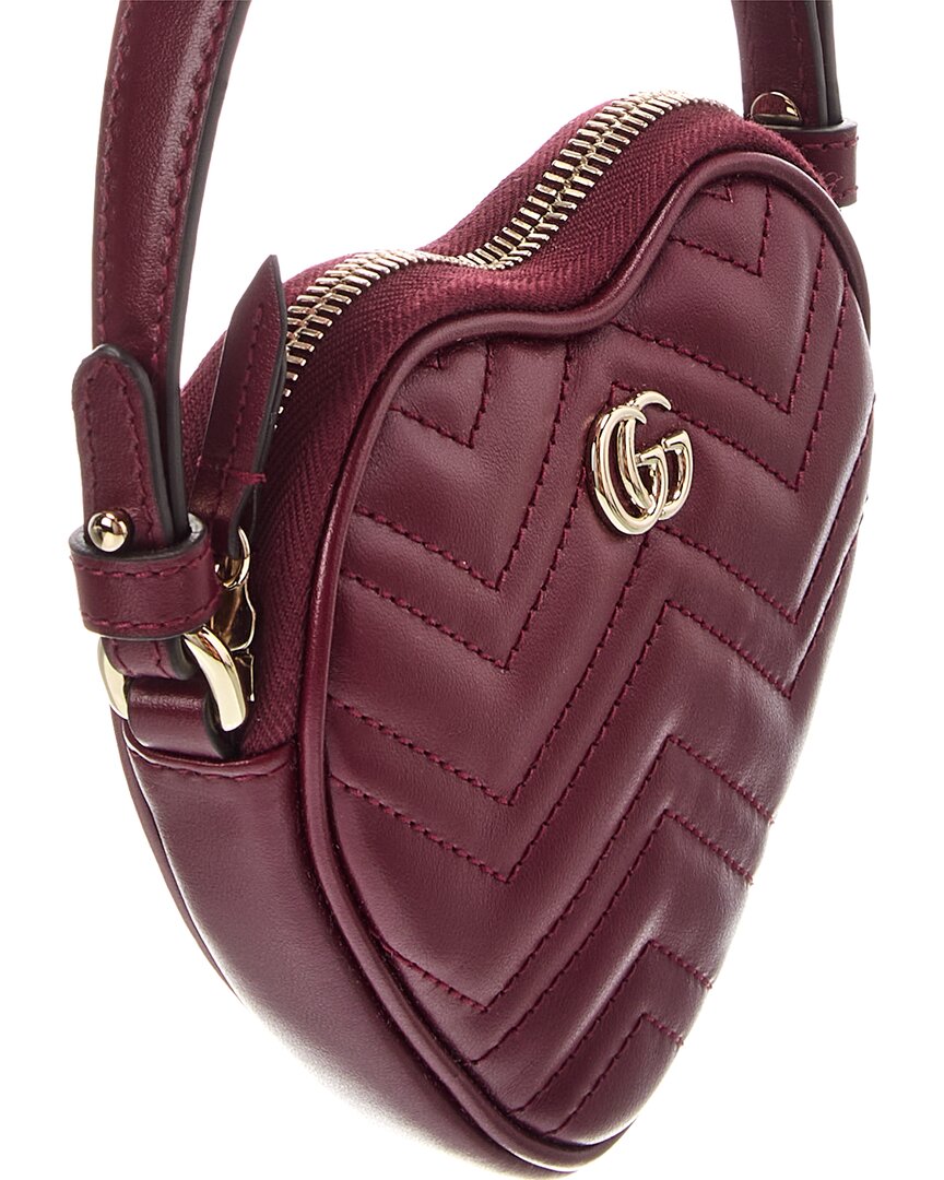 Gucci Gg Marmont Mini Leather Clutch