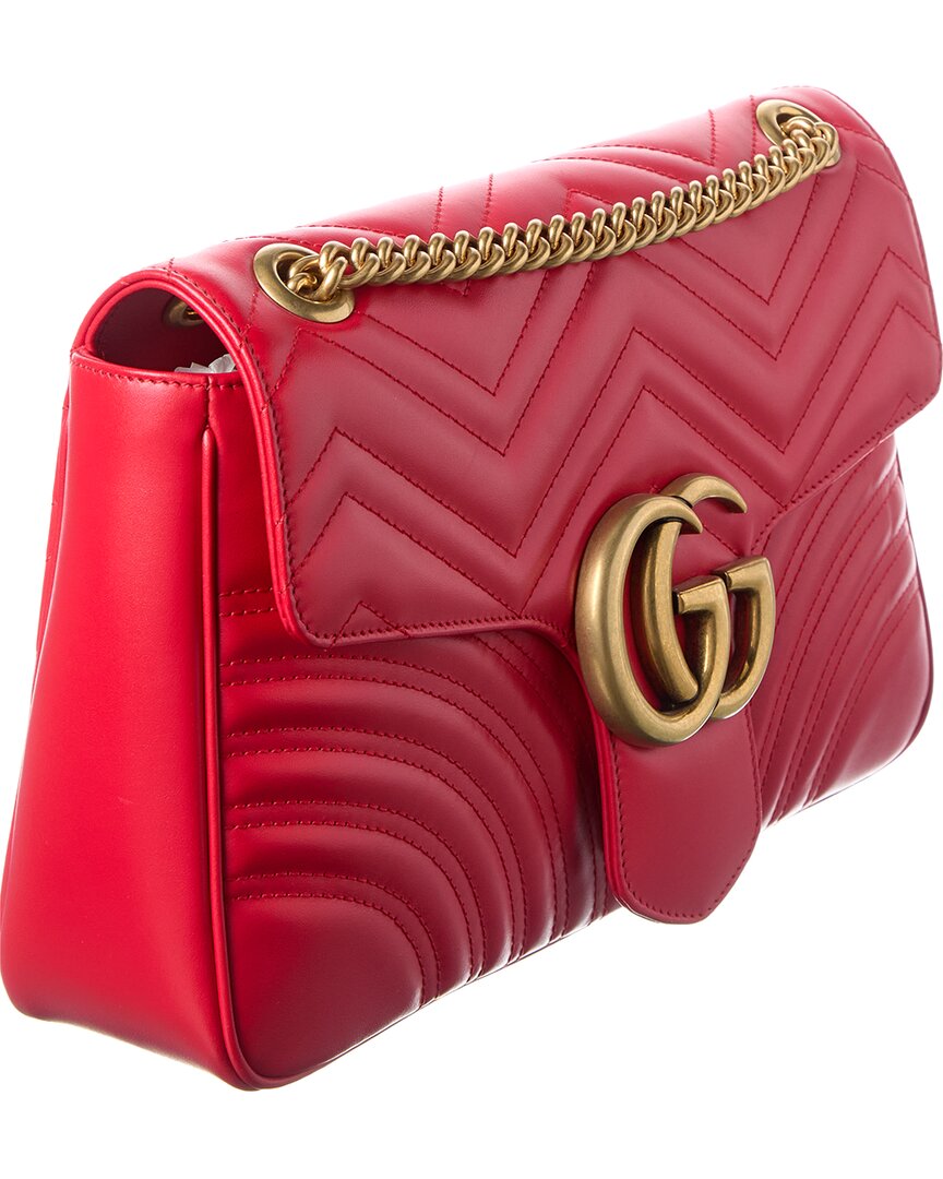 Gucci Gg Marmont Medium Leather Shoulder Bag