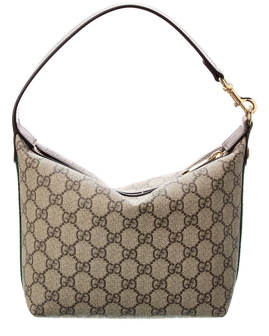 Gucci Ophidia Mini Gg Supreme Canvas & Leather Shoulder Bag