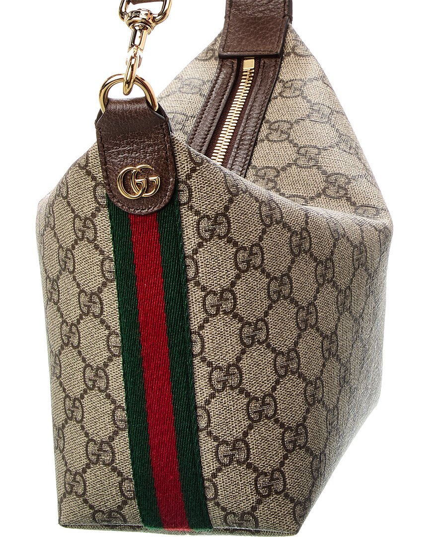 Gucci Ophidia Mini Gg Supreme Canvas & Leather Shoulder Bag