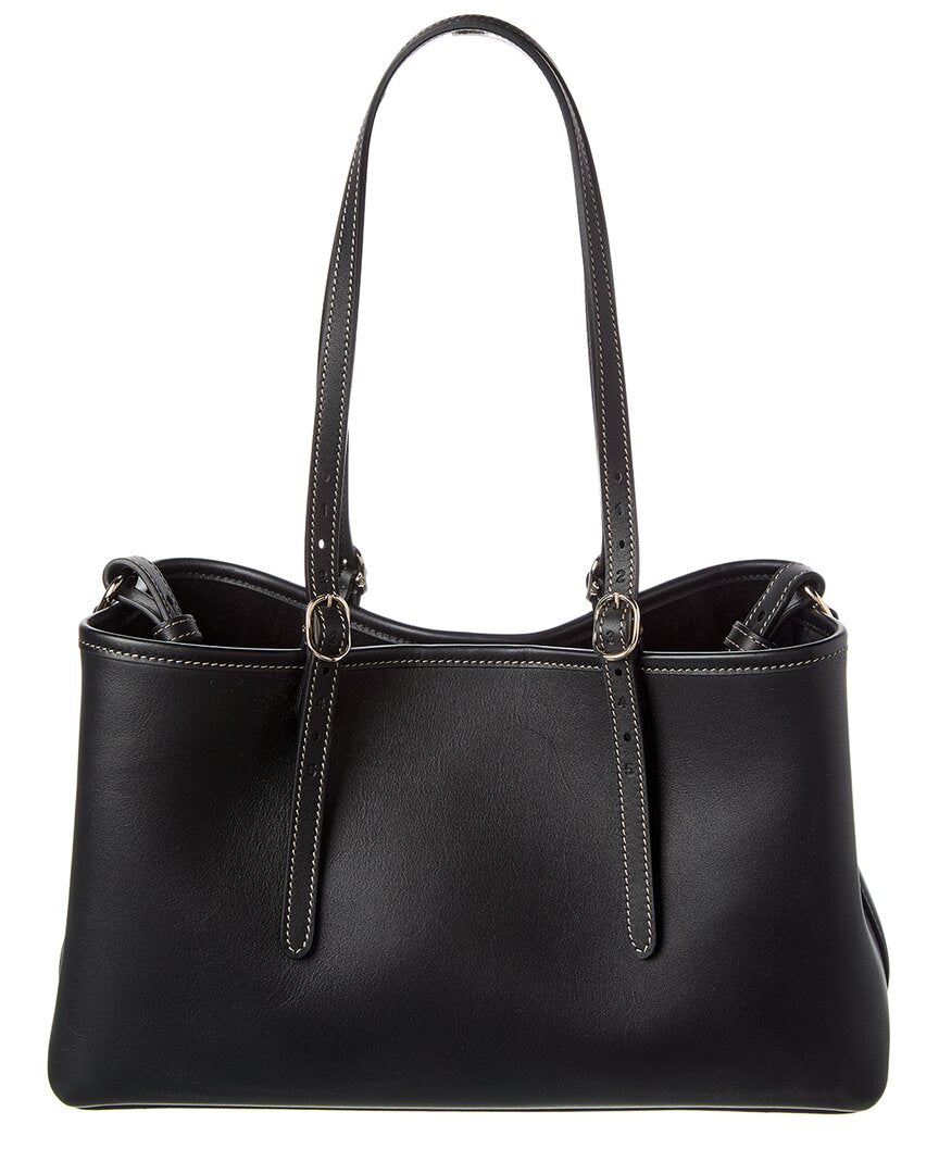 Gucci Gg Emblem Small Leather Tote