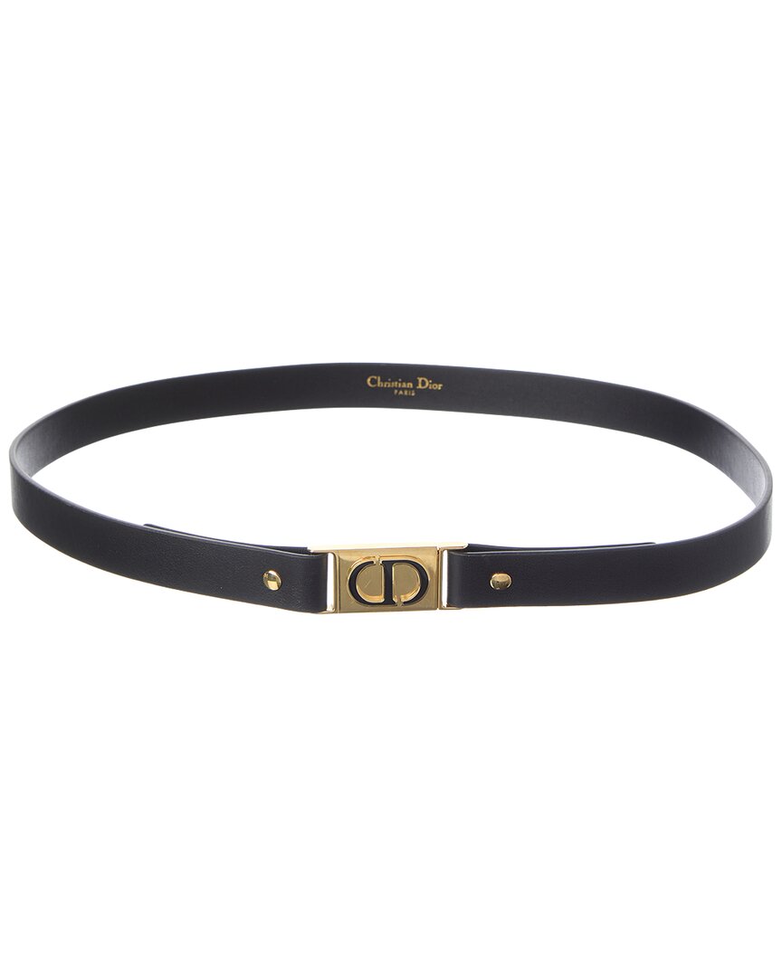 Dior Handbag 30 Montaigne Belt Leather Black