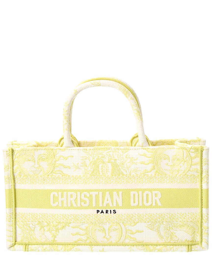 Dior Handbag Book Tote Canvas Pink Mini Tote Bag