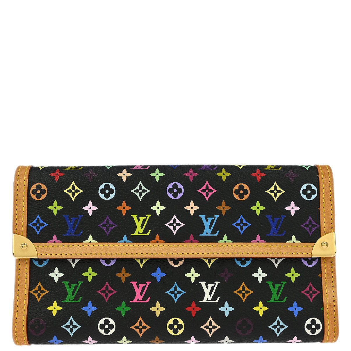 Louis Vuitton 2003 Multicolor Porte Tresor International Wallet