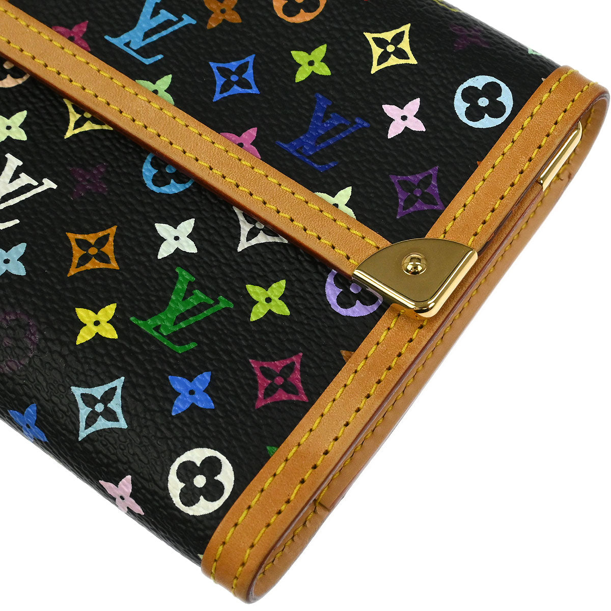 Louis Vuitton 2003 Multicolor Porte Tresor International Wallet