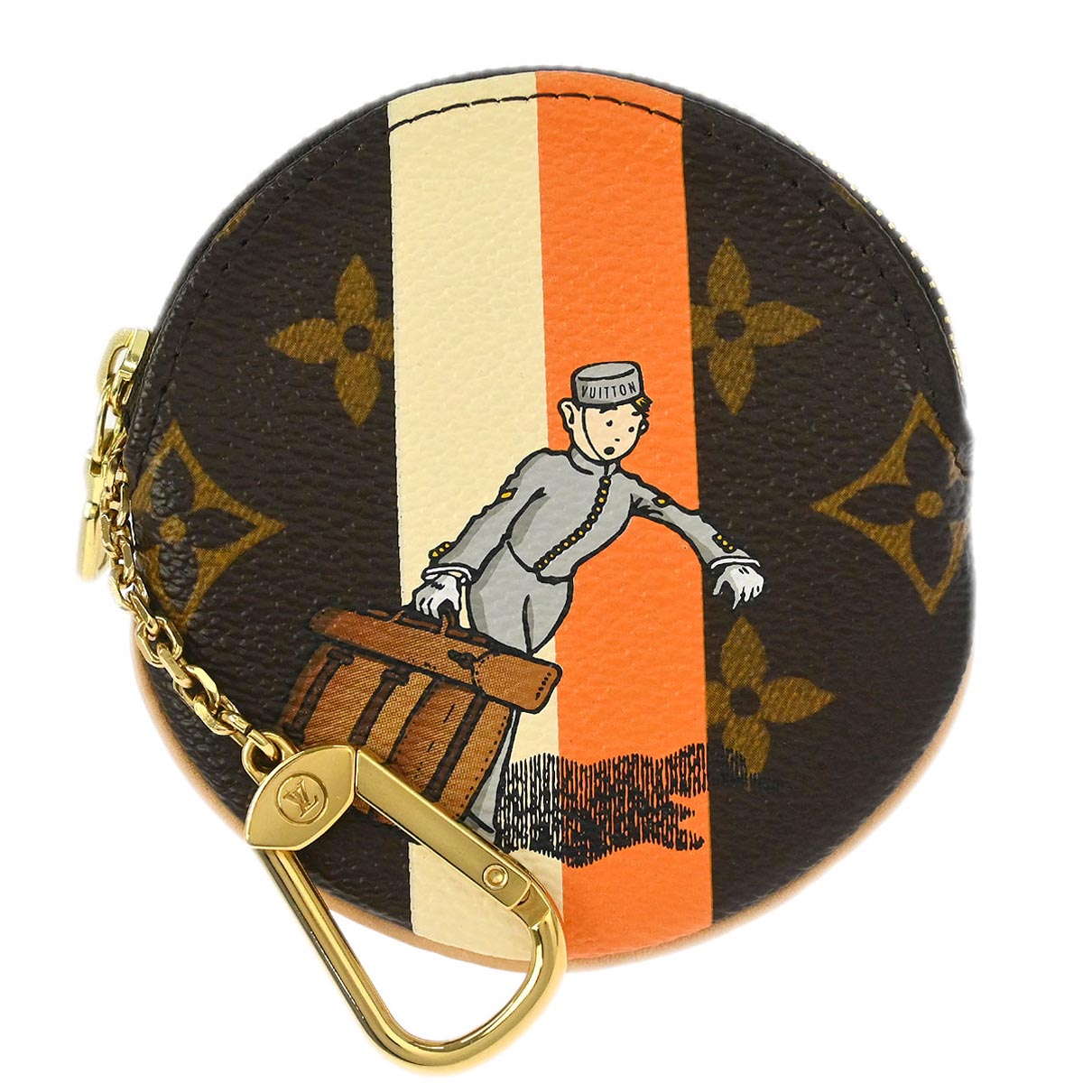 Louis Vuitton 2006 Monogram Groom Porte Monnaie Rond Coin Wallet