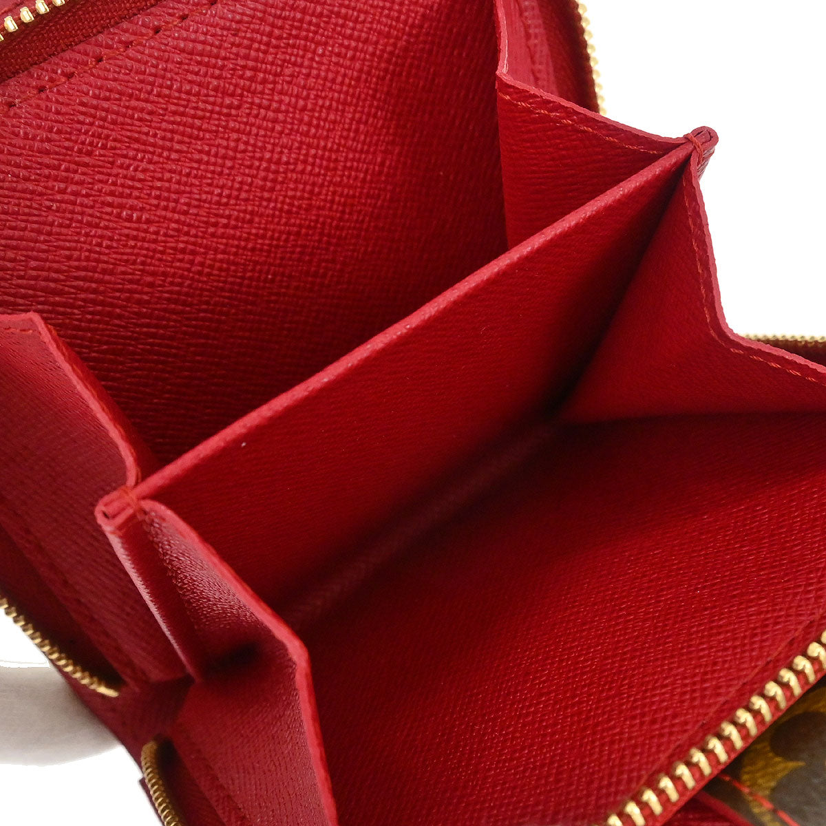 Louis Vuitton 2005 Monogram Cherry Compact Zip Wallet
