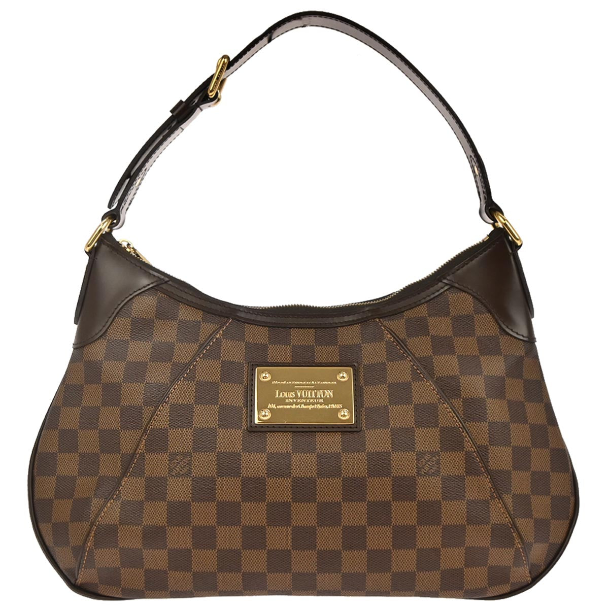 Louis Vuitton 2008 Damier Thames GM Hobo Shoulder Bag N48181