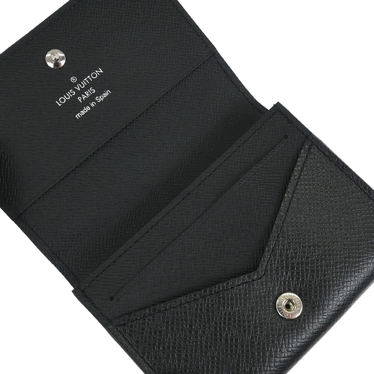 Louis Vuitton 2018 Taiga Envelope Carte de Visite NM Cardholder Small Good