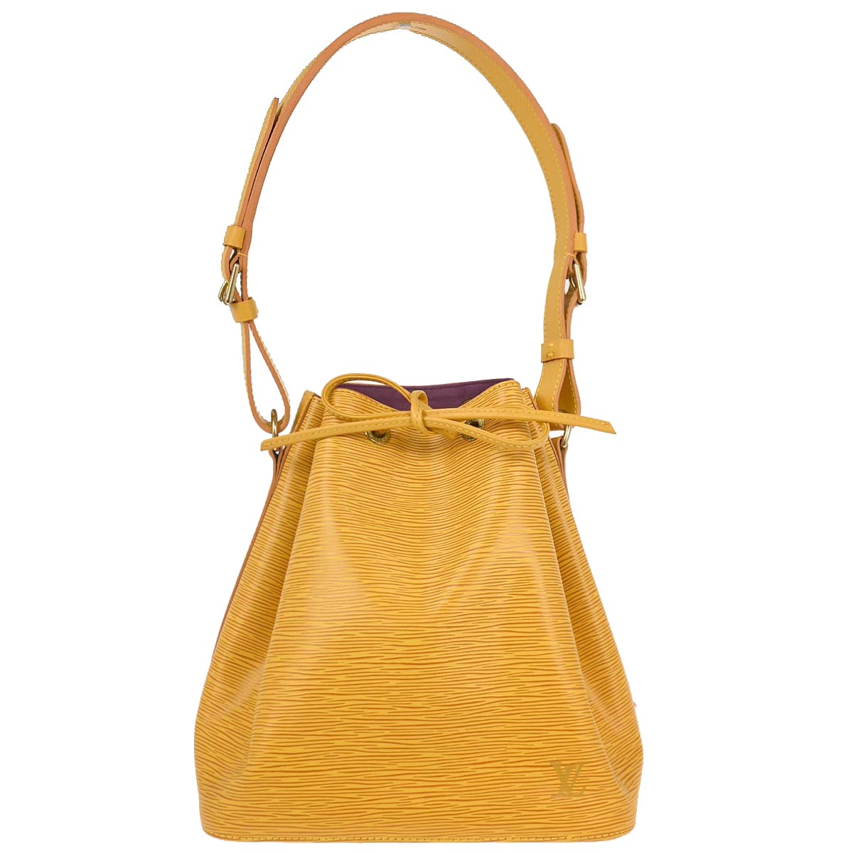 Louis Vuitton 1996 Yellow Epi Petite Noe Shoulder Bag M44109