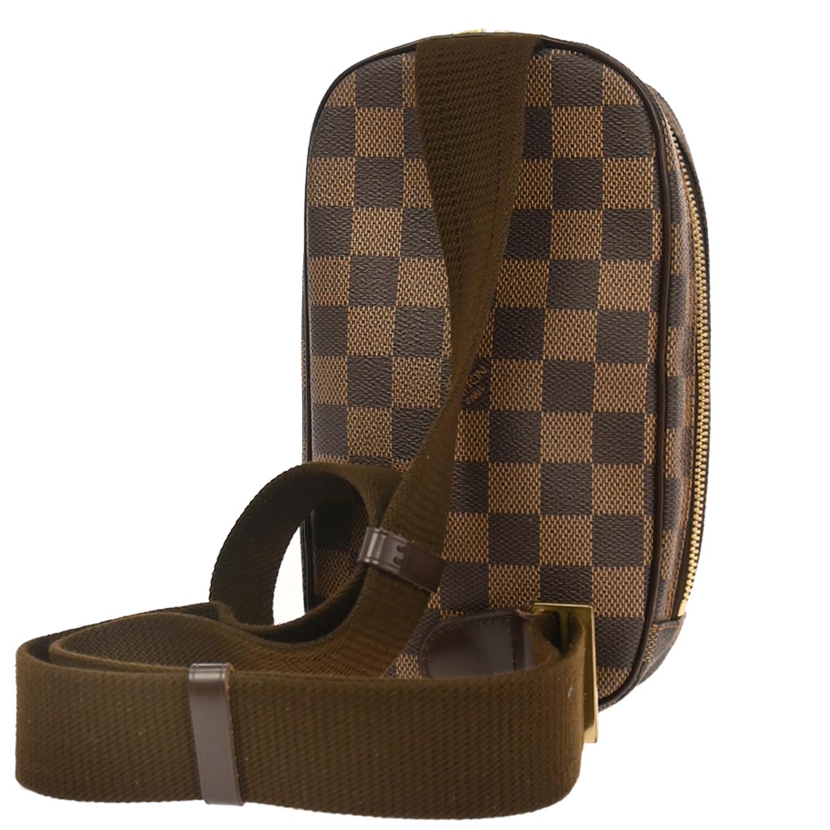 Louis Vuitton 2009 Damier Pochette Gange Body Bum Bag N48048