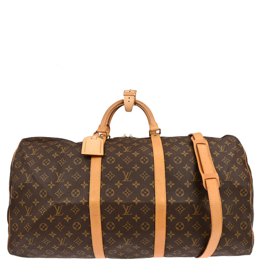 Louis Vuitton 2000 Monogram Keepall Bandouliere 60 Duffle Bag