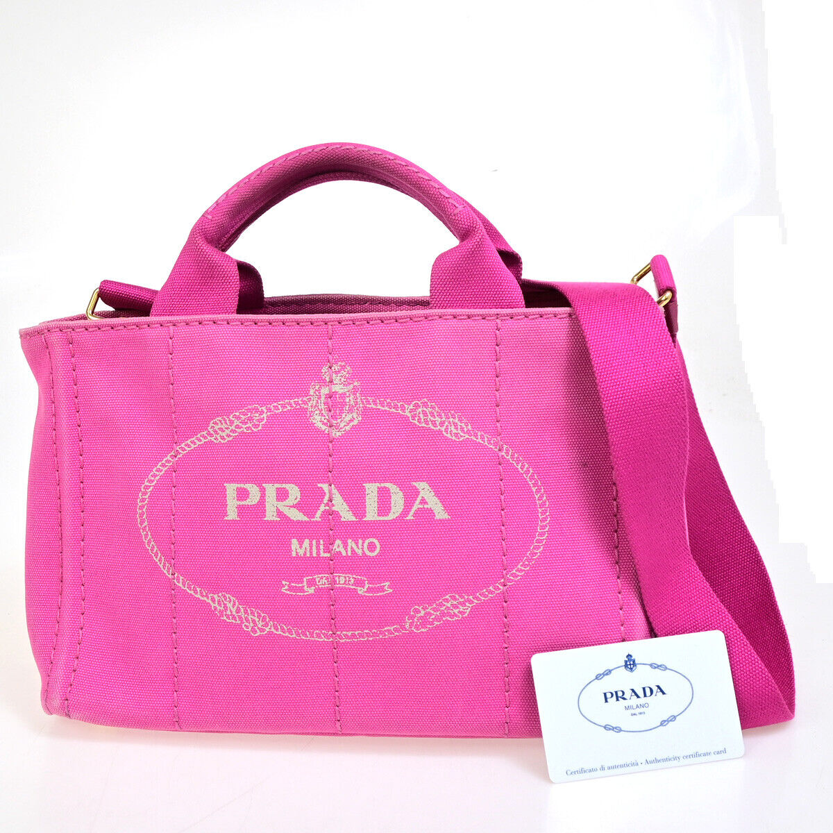 Prada Canapa Handbag Travel Bag Canapa Handbag 72