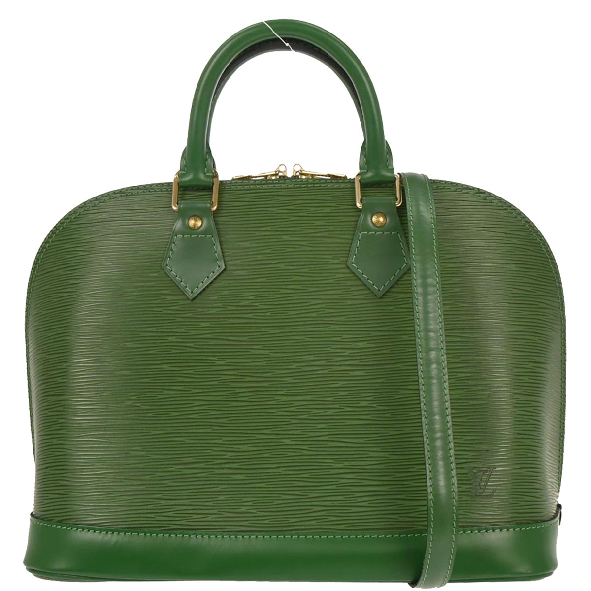 Louis Vuitton 1997 Green Epi Alma 2way Handbag M52144