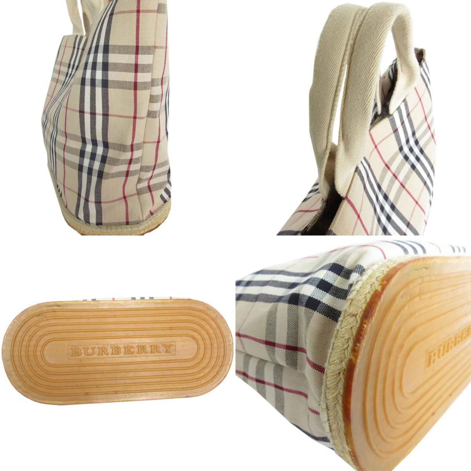 Burberry Luxury Nova Check Tote Tote Bag Check Tote 144