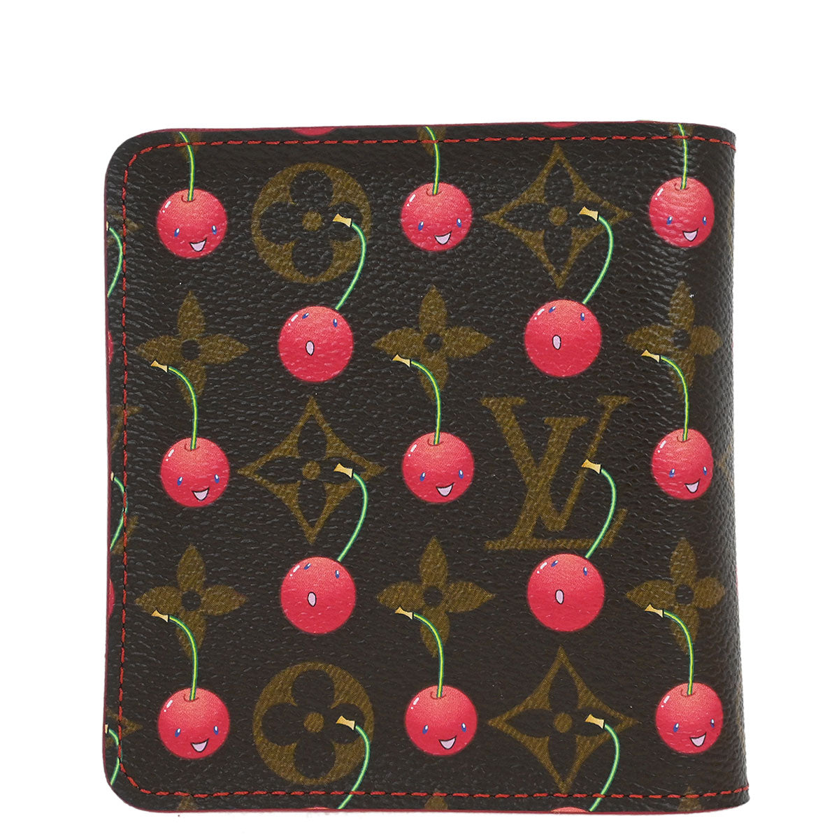 Louis Vuitton Monogram Cherry Compact Zip Wallet