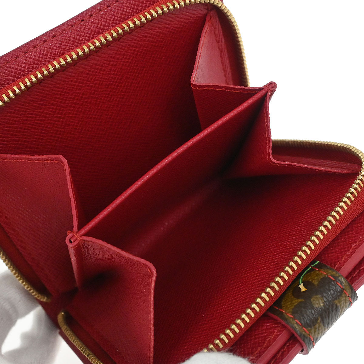 Louis Vuitton Monogram Cherry Compact Zip Wallet