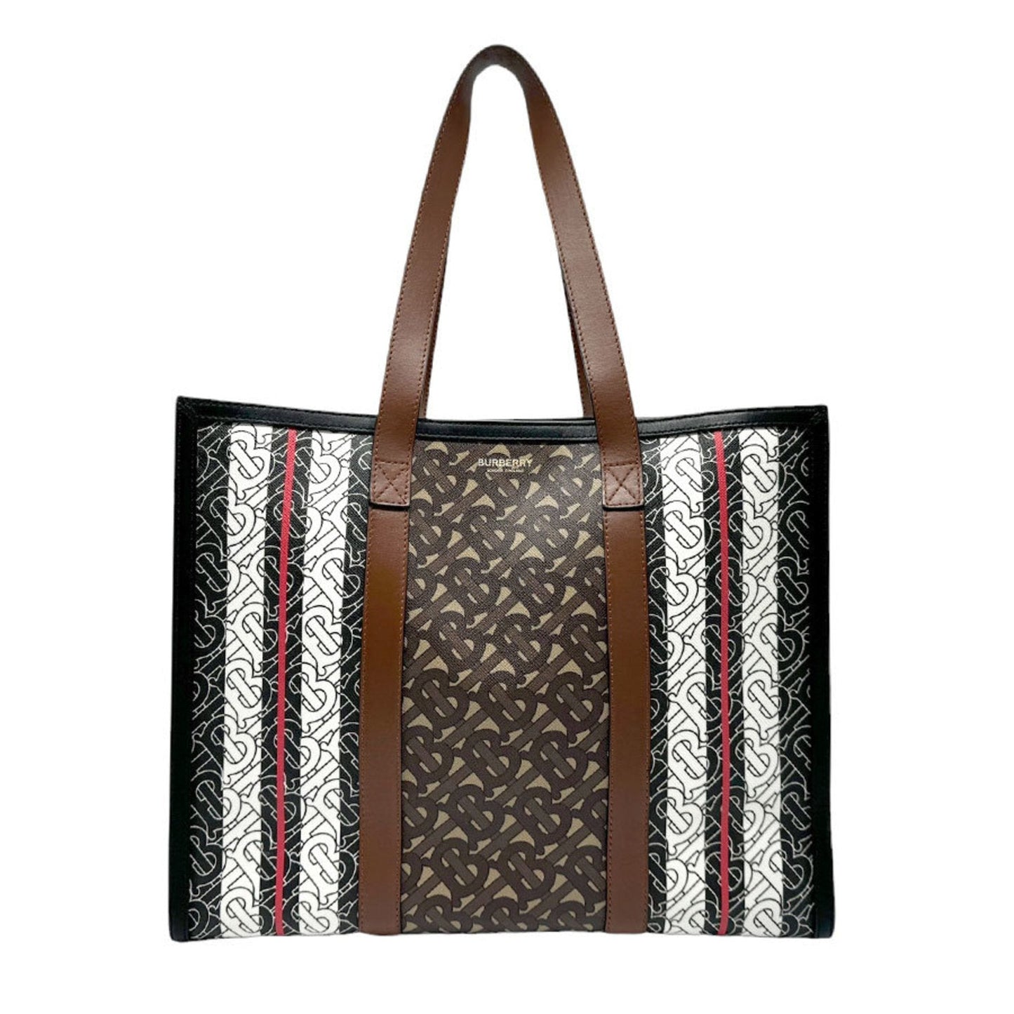 Burberry Luxury Stripe Tote Tote Bag