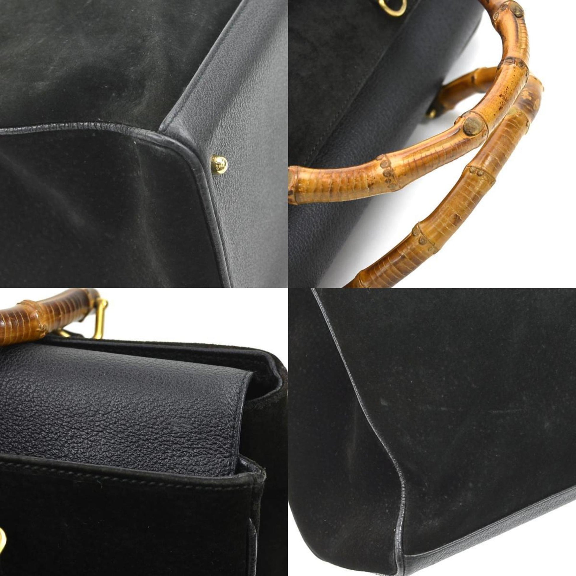 Gucci Bamboo Handbag Travel Bag Bamboo 869