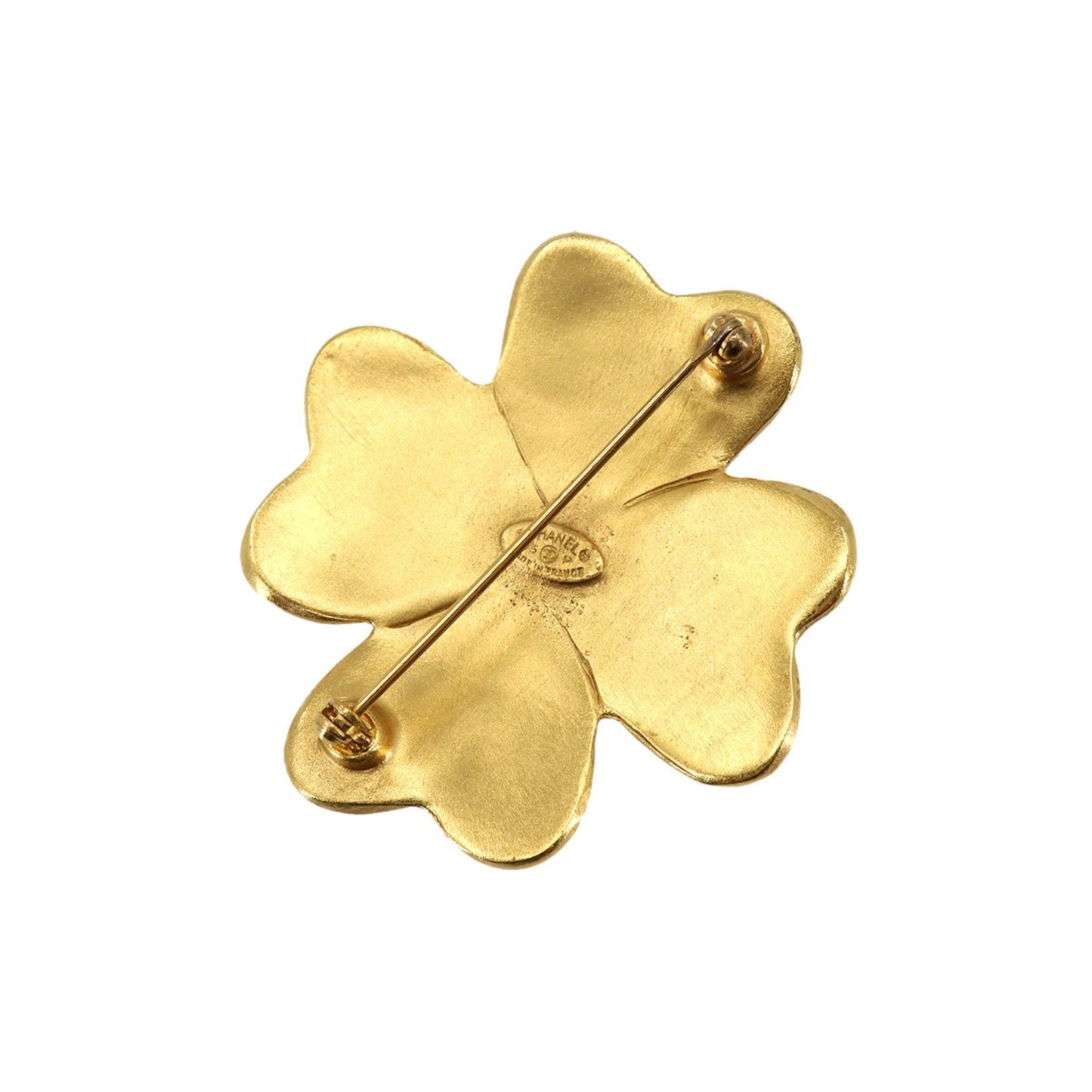 Chanel Clover Brooch
