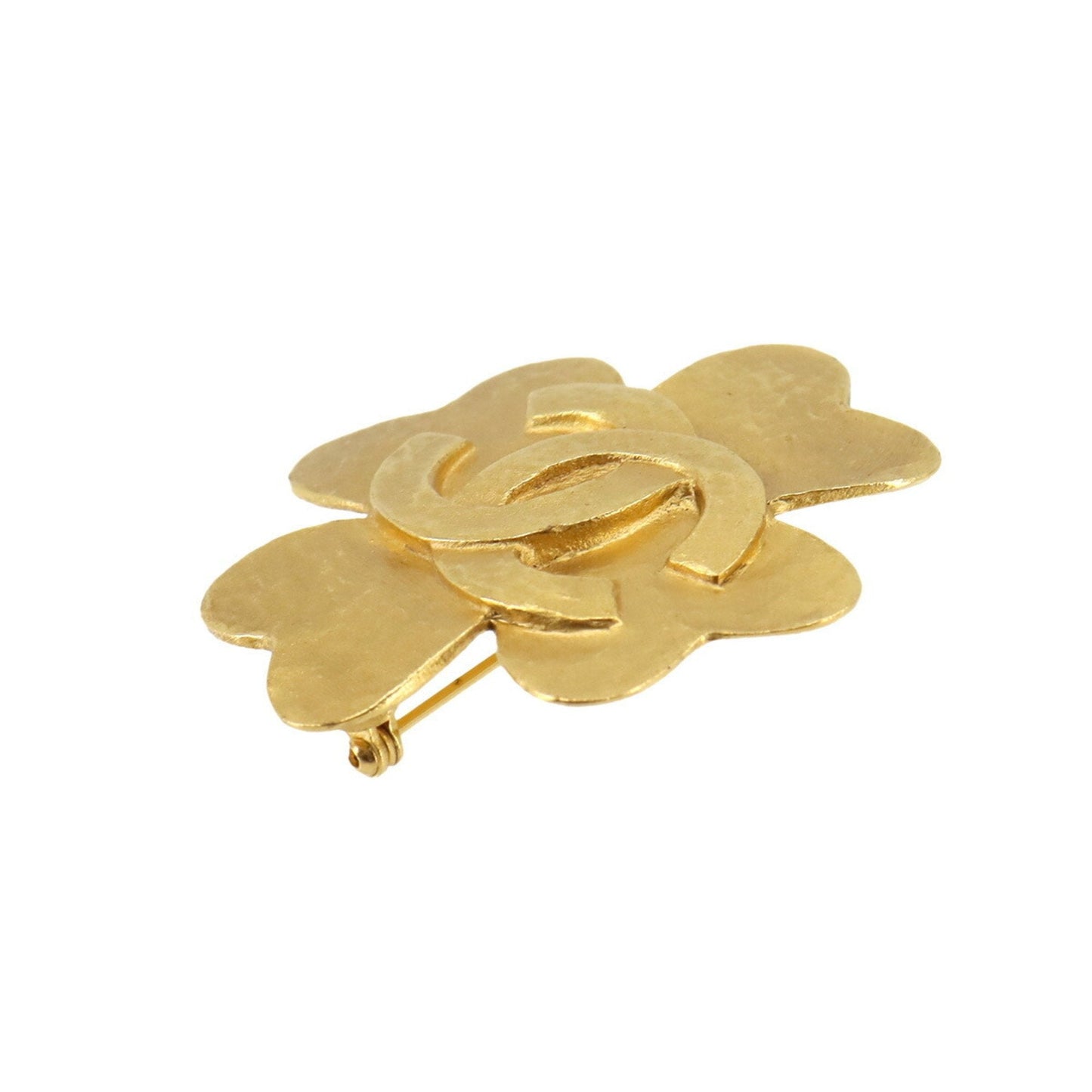 Chanel Clover Brooch