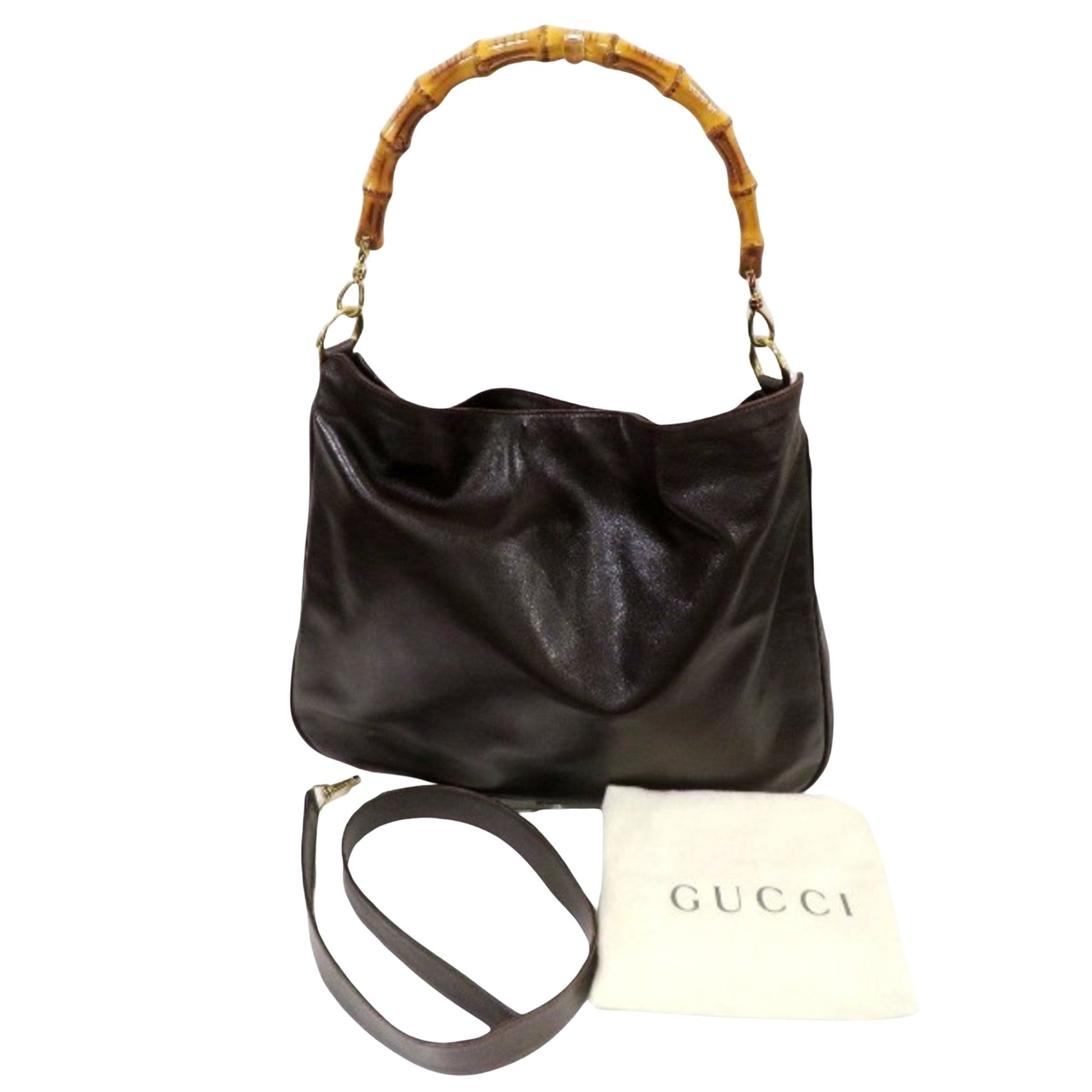 Gucci Bamboo Handbag Travel Bag Bamboo 688