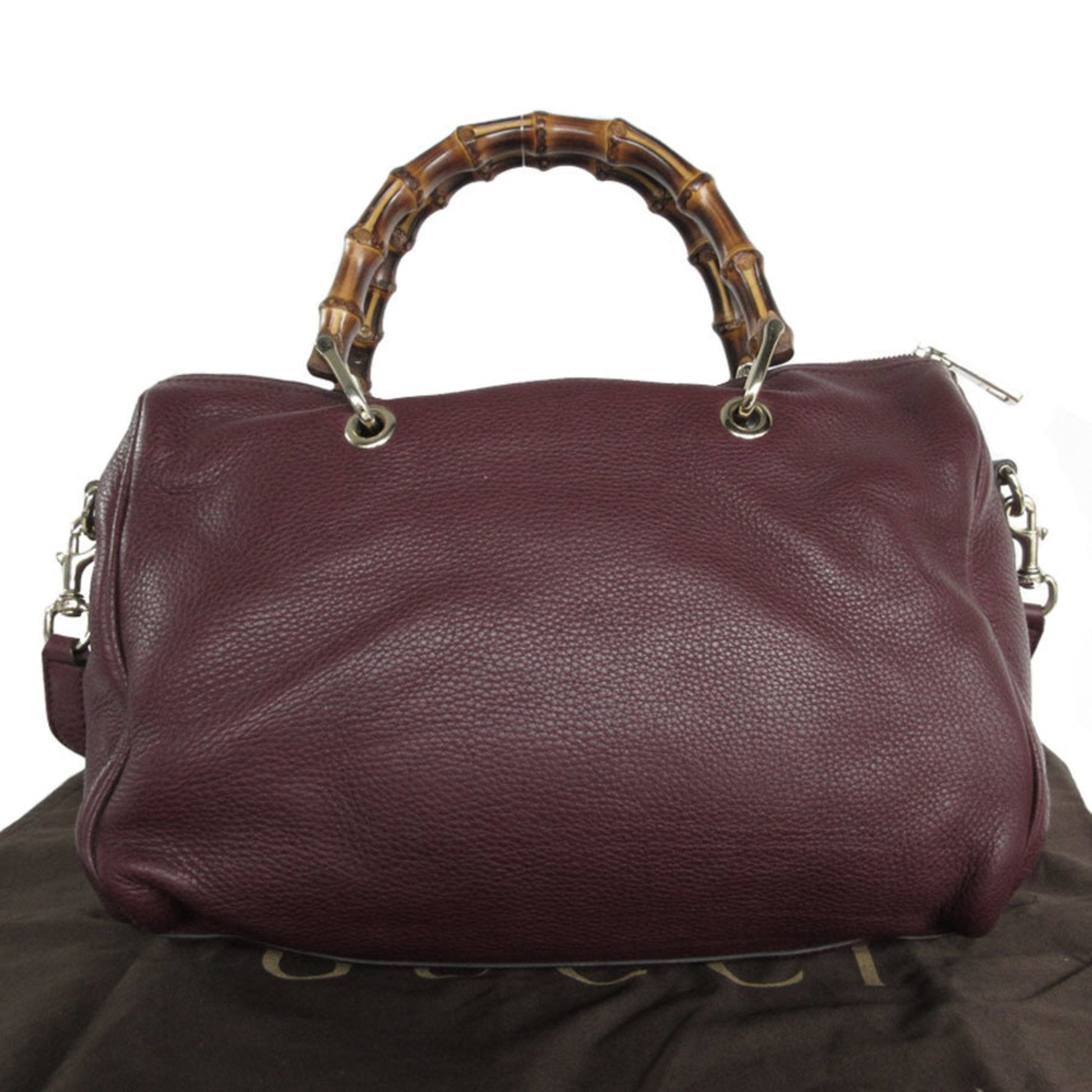 Gucci Bamboo Handbag Travel Bag Bamboo 822